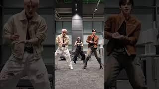 Kazuha with ATEEZ "Bouncy" dance challenge #lesserafim #kazuha #ateez #bouncy #lesserafim