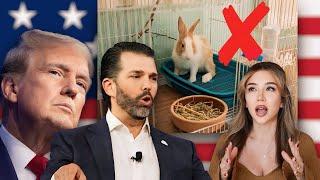 Reacting to Donald Trump Jr.'s pet rabbit 