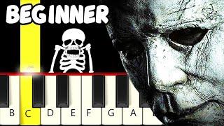 3 Famous Very Scary Spooky Halloween Tunes - Slow and Easy Piano Tutorial - Beginner