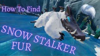 How To Find SNOW STALKER FUR || Subnautica Below Zero