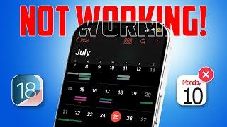 How to Fix Apple Calendar Not Working or Not Refreshing Issue on iPhone After iOS 18 Update