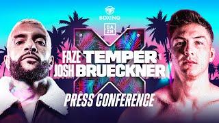 MISFITS & DAZN X SERIES 016 | FAZE TEMPER VS. JOSH BRUECKNER PRESS CONFERENCE LIVESTREAM