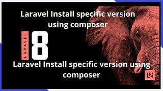 Laravel Install specific version using composer
