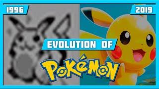 EVOLUTION OF POKEMON GAMES (1996-2019)