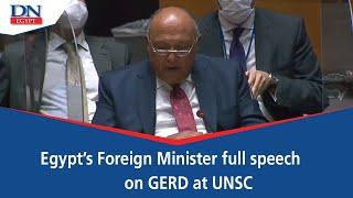 Daily News Egypt |Egypt’s Foreign Minister full speech on GERD at UNSC