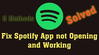 Fix Spotify app not opening and working issue in Android mobile