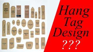 How to Create Professional Custom Hang Tags For Your Business! U.V. Design !