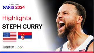 JO PARIS 2024 - Monsieur MVP : Le festival de Stephen Curry lors de Team USA-Serbie