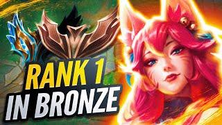 Rank 1 Ahri Plays in BRONZE For The FIRST TIME 