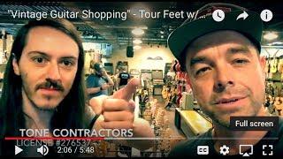 "Vintage Guitar Shopping" - Tour Feet w/ DREW - Episode 5 (SWITCHFOOT)