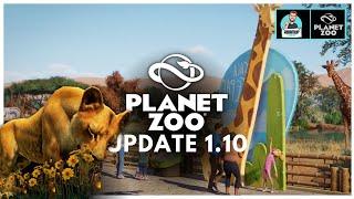 Planet Zoo Update 1.10 - New Interactive Pieces and Animal Behaviour!