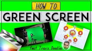 How to PROPERLY use a green screen to key out in Final Cut Pro (feat Travis Doodles)