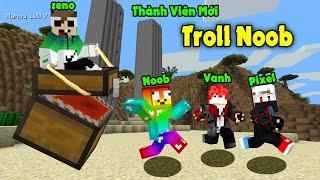 MINECRAFT PHÙ THỦY #1: TROLL NOOB T GAMING - THÀNH VIÊN MỚI CỦA NOOB TEAM