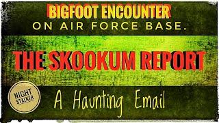 A BIGFOOT stalks and intimidates a Air Force Police Officer!