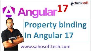 Property binding in Angular 17  | Data Binding | Angular 17 Tutorials in Hindi