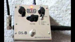 DERAX DS8 DISTORTON BOOSTER DEMO