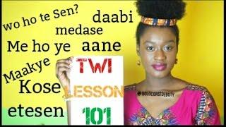 Learning Twi (Language) Lesson THREE | #Ghana #Akan