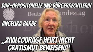 „Niemand darf einfach der Regierung vertrauen!“ DDR-Oppositionelle & Bürgerrechtlerin Angelika Barbe