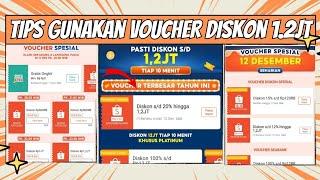 CARA GUNAKAN VOUCHER DISKON RP 1.2JT DISKON 12JT KHUSUS PLATINUM MULAI TANGGAL 11 EDISI SHOPEE 12.12