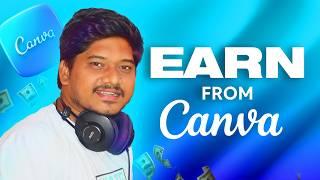 Earn Money with Canva: A Step-by-Step Guide Telugu #canva #telugu #freelancer #indian