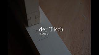 der Tisch (5) - Anreißen der Schlitz & Zapfen