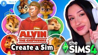 recreating The CHIPMUNKS & CHIPETTES in The Sims 4