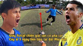 THY FREESTYLE đá bóng MÙA TẾT chiến giải ở quê vợ PHÚ YÊN múa skill RONALDO kiến tạo & ghi bàn