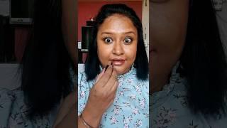 Brown Girl Trying a Metallic Lipstick #brownskin #lipsticklover #nykaabeauty