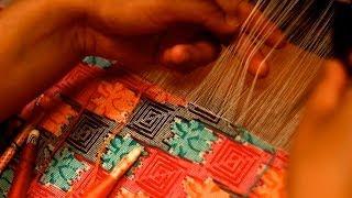 Making handwoven DHAKA fabric in Nepal • ढाका