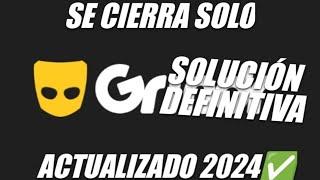 grindr se cierra solo / solución