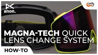 How to Use Anon's MAGNA-TECH Quick Lens Change System | SportRx