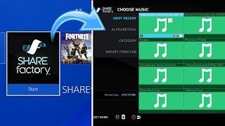 How to IMPORT Music to Sharefactory (EASY METHOD)