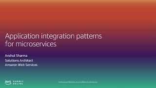 Application Integration Patterns for Microservices - Level 300 (United States)