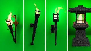 green screen Fire Torch | torch fire green screen | green screen effects