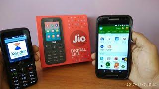 Jio phone : Share files via Xender 