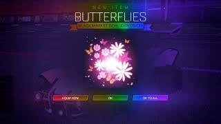 PLAYING ROCKET LEAGUE WITH THE BUTTERFLIES GOAL EXPLOSION!