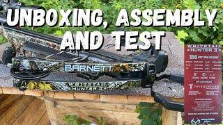 BARNETT Whitetail Hunter II Crossbow - Unboxing, Overview and Test.