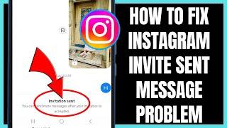 Fix Instagram invite sent problem | Instagram invite message problem| Instagram invitation sent 2024