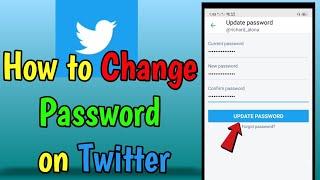 How to Change Password on Twitter