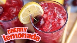 How To Make Easy CHERRY Lemonade  (Natural)