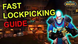 Fast 1-300 Rogue Lockpicking Guide - Classic WoW