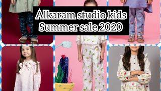 Alkaram studio kids lawn sale 2020 eid collection