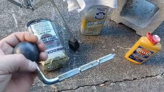 Cleaning old drum hardware with Steel wool 0000 - bring it back to life!