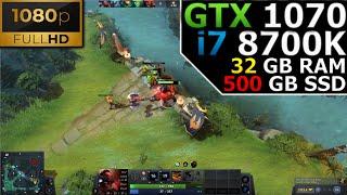 Dota 2 | 1080p | GTX 1070 | i7 8700K | 32GB RAM | 500GB SSD