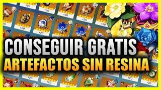 🟢 CONSEGUIR RÁPIDO ARTEFACTOS GRATIS SIN RESINA (RUTA FARMEO)  Genshin Impact Inazuma 2.1