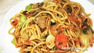 ЖАРЕНЫЙ ЛАГМАН (БОСО)  ГОТОВИМ ДОМА ЛЕГКО И ВКУСНОFried noodles 