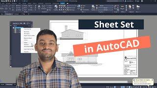 AutoCAD Sheet Set - Complete tutorial