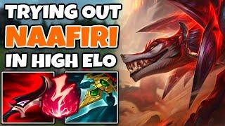 FIRST TRY NAAFIRI in HIGH ELO. She feels SO STRONG! | 13.14 - League of Legends