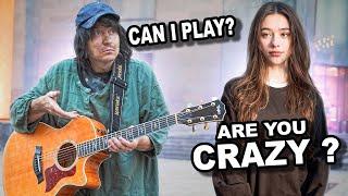 A GUITARIST PRETENDED to be HOMELESS and pranked STREET MUSICIANS found a dream