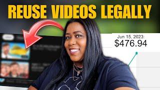 Make $440 A Day REUSING Other People's Videos LEGALLY on YouTube (Step by Step Tutorial)